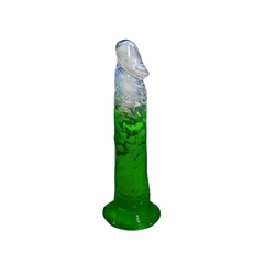 PROTESE DILDO TRANSPARENTE COM VENTOSA 19,5X3,8 - VITORELI SEX SHOP