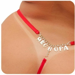 Imagem do CALCINHA VERMELHA COM FRASE PLUS SIZE GG/G1