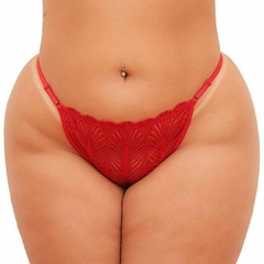 CALCINHA VERMELHA COM FRASE PLUS SIZE GG/G1 na internet
