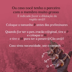 Plug Anal de Metal Redondo Tamanho M na internet