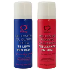 Lubrificante Spray Textura de Esperma e Sabor