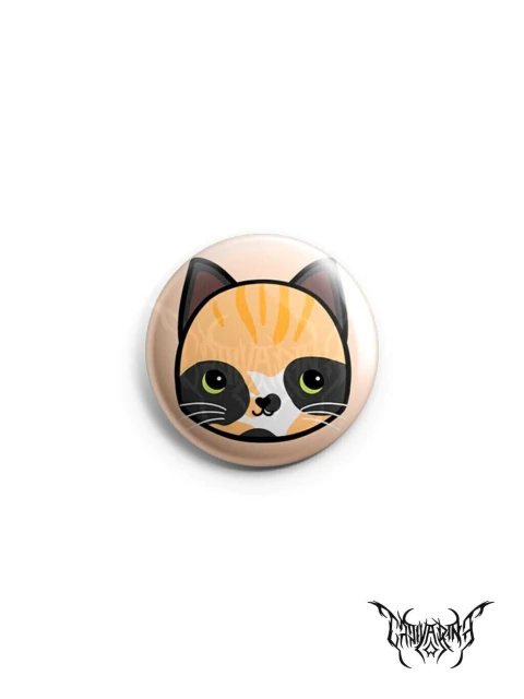 Botton - Gato Amarelo Manchado