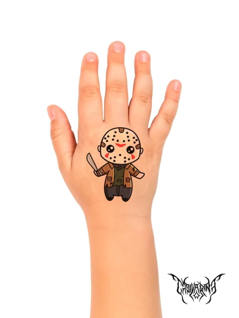 Tattoo Temporária - Jason (Sexta-Feira 13)