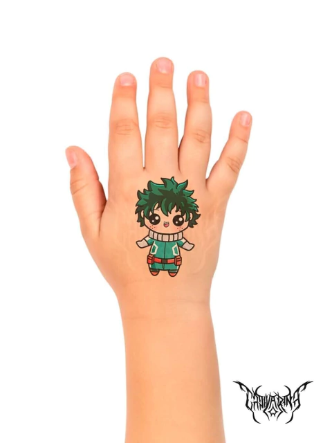 Tattoo Temporária - Izuku Midoriya (Boku no Hero)