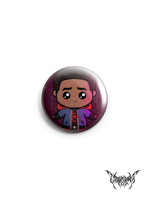 Botton - Miles Morales Sem Máscara
