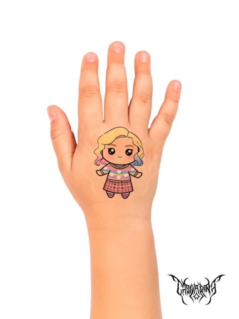 Tattoo Temporária - Enid (Wandinha)