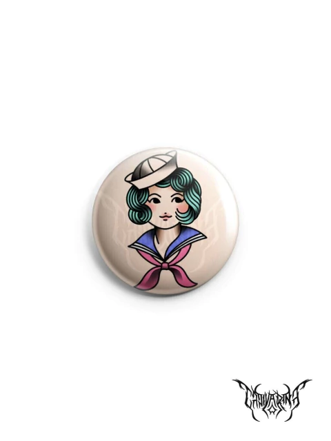 Botton - Marinheira Cabelo Verde (Old School)