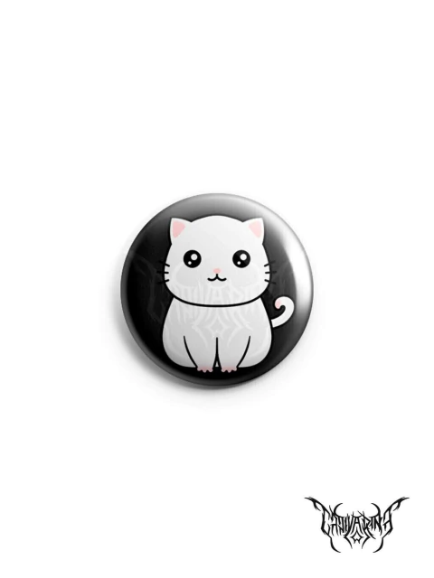 Botton - Gato Branco Corpinho Inteiro