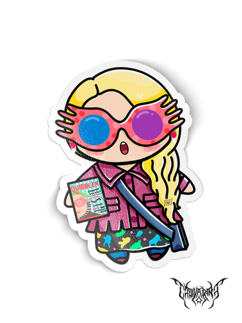 Adesivo - Luna Lovegood (Harry Potter)