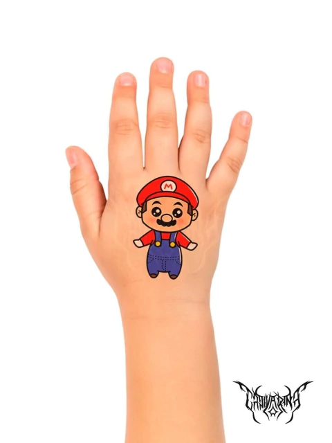 Tattoo Temporária - Mario (Super Mario)