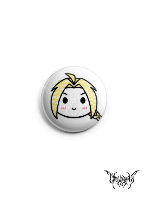 Botton - Edward Elric (Fullmetal Alchemist) Riscadinho