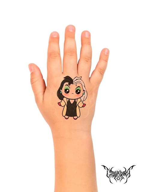 Tattoo Temporária - Cruella de Vil