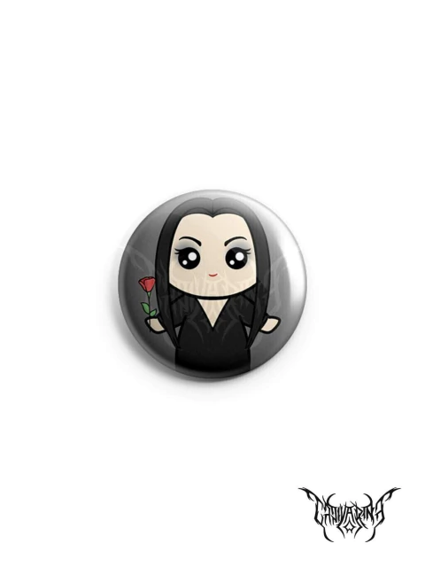 Botton - Morticia (Familia Addams)