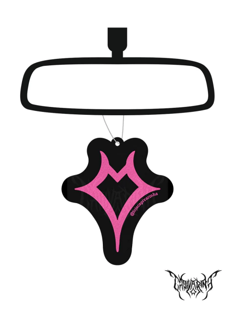 Cheirinho de Carro Personalizado - Coração