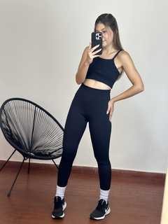 conjunto canelado power black - Cia Praiana