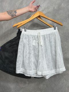 shorts tela - branco - Cia Praiana