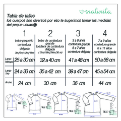 Set pañal + Remera UV50 Unión - Naturita