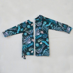 Set pañal + Remera UV50 Océano
