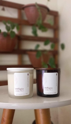 Vela refúgio • Gengibre e vanilla | Âmbar - comprar online