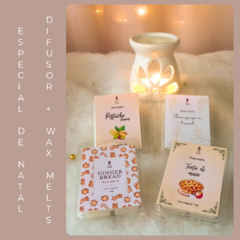 kit • 1 difusor de aromas + 1 wax mets Especial de Natal