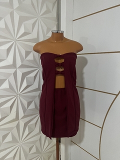Vestido Scuba (REF:2024) - Anne Confecções
