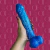 24x 5cm - Prótese Realística com Ventosa GG - Azul Cintilante na internet