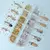 MEDIA PERLA PLATA Y ORO TACHAS - DECORACION - comprar online