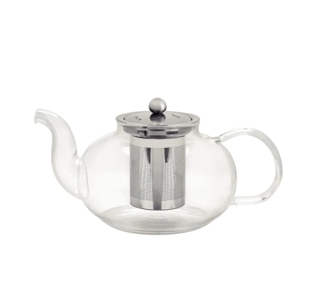 Tetera de vidrio con filtro de acero inoxidable 600ml