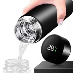 Termo de acero con infusor y sensor de temperatura 500ml en internet
