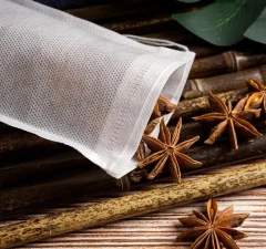 Saquito para Té Descartable - Loto Blanco