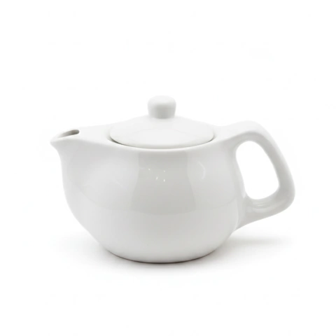 Tetera Diseño Blanca lisa 250ml - comprar online