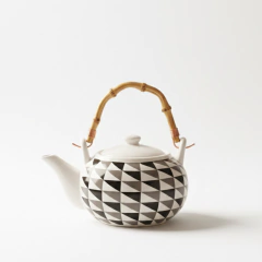 Tetera Blanca y Negra 600ml - comprar online