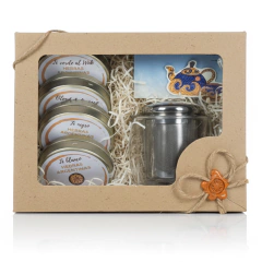 Box de Té con Cuenco de Vidrio e Infusor - comprar online