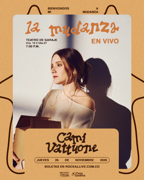 Cami Vattuone presenta La Mudanza | Bogotá