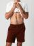 Shorts sarja - Marrom - comprar online