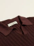 Polo tricot texturizada - Marrom na internet