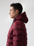 Puffer jacket burgundy na internet