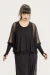 Blusa Morcego NOIR TULE/MODAL OI26 - Preta