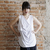 Blusa Regata Drapeada ORIENTE JERSEY PV24 - Branca
