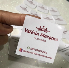 Adesivo 7x7 - PERSONALIZADO COM SUA LOGO