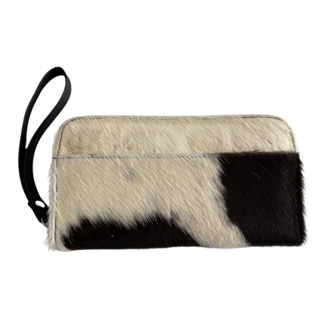 Maxi Billetera con pelo negro