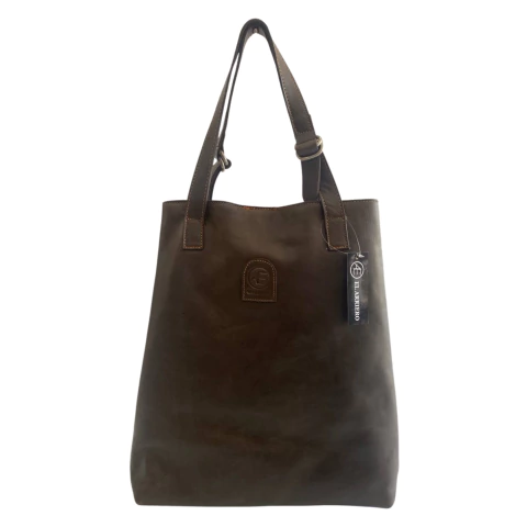 Bolsa de cuero multiuso art 2000 chocolate - comprar online