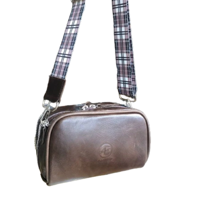 Bandolera art 602 chocolate — imagen 3