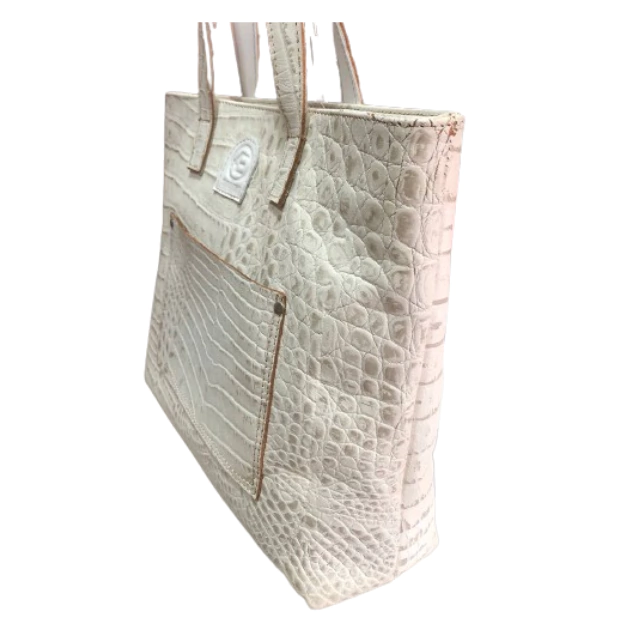 Cartera art 3504 blanco grabado — imagen 2