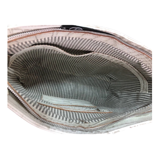 Cartera art 3504 blanco grabado — imagen 4