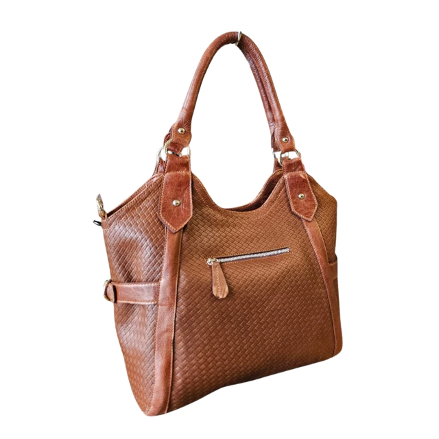 Cartera de cuero Tramado | El Arriero Cueros – Art. 371 — imagen 5