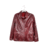 Campera de cuero de cabrito reversible trabajada de ambos lados