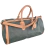 Bolso de viaje combinado verde y suela 823