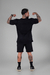 Camiseta Oversized Champion Preta - Hardskin | Fitness Wear