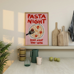 Cuadro Pasta Night